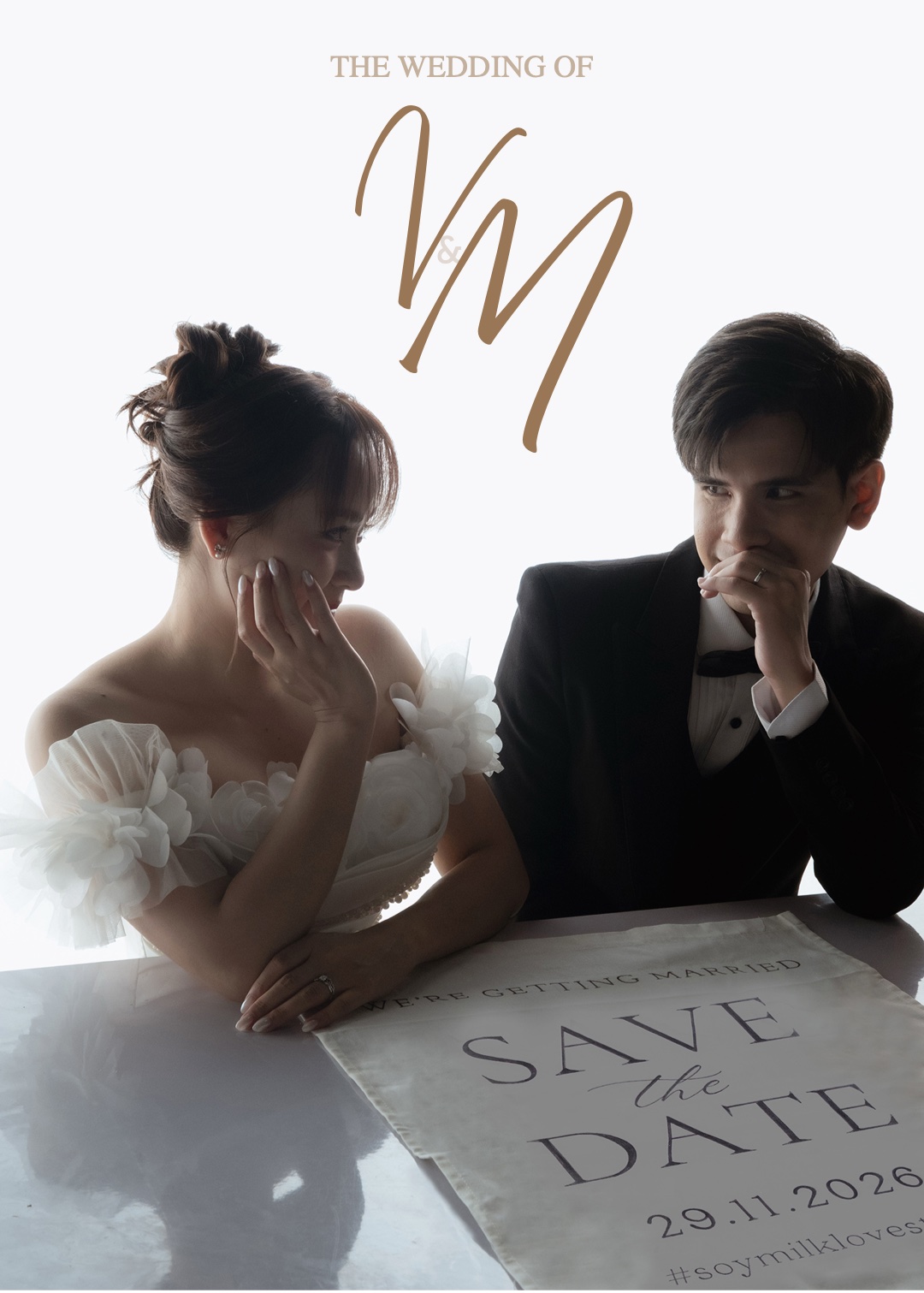 ปกการ์ดแบบที่ 3: Save the Date 29.11.2026